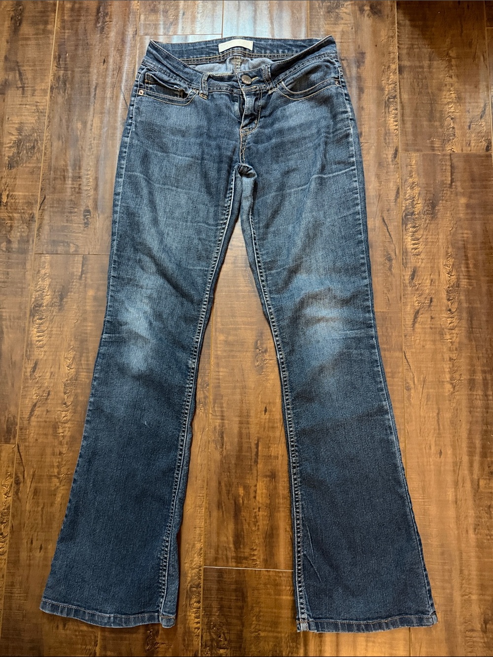 No Boundaries Dark Blue Flare Jeans